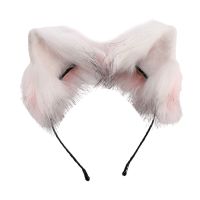 831A Women Animal Cat Lolita Headband Animal Ears Headdress Plush Furry Anime for Halloween Christmas Cosplay Accessories