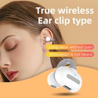 【LZ】 Ear Clip Earphones HiFi Sound 10mm Dynamic Driver Wireless Bluetooth-compatible Sport Earbuds Directional Sound Transmission