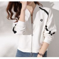 ►◈❖ Ladies Golf Jacket coat Korean Fashion Spring Autumn Golf Clothing Women loose cardigan Women Golf wear uniform Black white gray