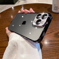 [COD] สำหรับ Apple 13 เปลือกศัพท์ชุบ TPU มาพร้อมกับเลนส์ภาพยนตร์ 13 ฝาครอบป้องกันเพชรกันกระแทกแบบครอบทั้งหมด