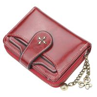 Women Big Capacity Wallets Female Split Leather Purses Short Clutch Lady Zipper Hasp Purse Money Bag Phone Wallet Card Holder Wallets