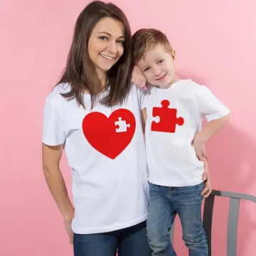 Cute mom and hot sale son shirts