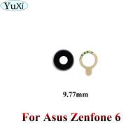 Yuxi ฝาปิดเลนส์กระจกกล้องถ่ายรูปหลังสำหรับ Asus Zenfone 2 Ze550ml Ze551ml Zenfone 5 6 3 Ze520 Ze552สำหรับ Zenfone 3 Max Zc553kl