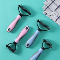 LAIFLE for Long Hair Professional Pet Grooming Products Grooming Slicker Brush Dog Cat Grooming Tool Hair Removal Comb Cat Deshedding Brush Pet Comb D