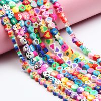 【CW】✽◎  New 43Style Mixed Polymer Clay Beads Round Spacer for Jewelry Making Diy Necklace Accessories