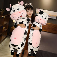 1pc CM Lovely Milk Cow Plush Toys Cartoon Stuffed Animal Cattle Dolls Sleeping Pillow for Baby Girls Birthday Gifts