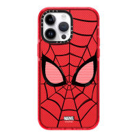 《KIKI》Original glitter CASE.TIFY Spider-Man Phone Case for iphone 14 14pro 14promax 12 12ProMax 13promax 13 case High-end shockproof hard case Marvel Cute cartoon figure pattern iPhone 11 case Official New Design Style Red