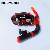 Oulylan Diving Goggles Swimming Tube Set Snorkel Professional Snorkel Diving Mask Snorkels Goggles Glasses Mask Adult Unisex