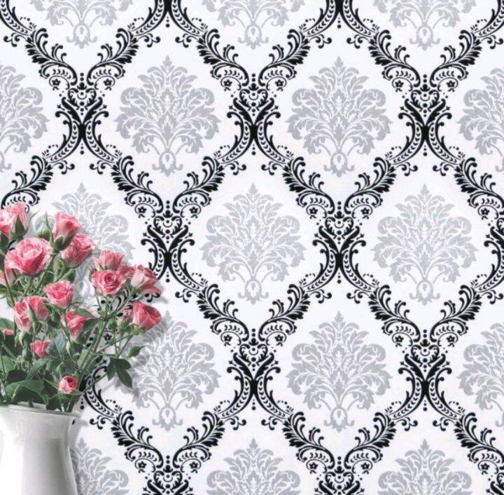 Stiker Wallpaper dinding ukuran 2 meter x 45cm. Lazada Indonesia