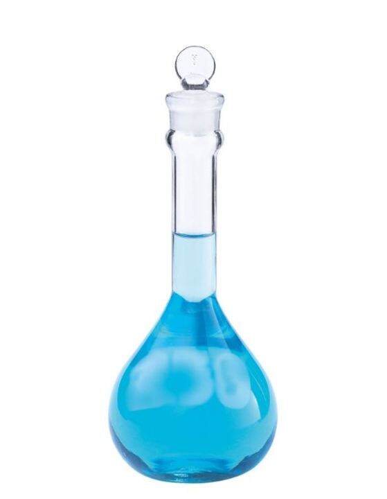 VOLUMETRIC FLASK, CLEAR, GLASS STOPPER, CLASS B 25 ML Lazada PH