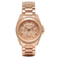 นาฬิกาผู้หญิง MICHAEL KORS Blair Multi-Function Rose Gold-tone Ladies Watch MK5613