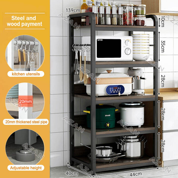 【Get 250 Shipping Discount】Kitchen storage rack floor multilayer shelf
