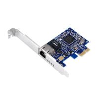 PCI Express Gigabit อะแดปเตอร์การ์ดเครือข่ายอีเธอร์เน็ตสล็อต RJ45 Nicพร้อม Boardcom BCM5751 10/100/1000M PCB สีฟ้า