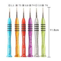 JF 8 in 1 Cell Phone Pry Opening Tools Kit Metal Screwdrivers Set for Laptop Computer Repair Hand Tools Set P2 T4 T5 T6 PH000