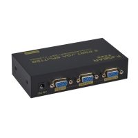 2 Port VGA splitter 1920*1440 for notebook surveillance video recorder computer projector display HDTV VGA video splitter