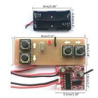 4-channel 2.4G Remote Control Receiver Module Kit Circuit Board For RC Model Car Dropship