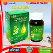 Viên Uống Trắng Da Collagen Glutathion Plus - thành phần sâm tố nữ 300mg