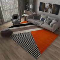 Parlor Light Luxury Geometric Carpet Living Room Sofa Floor Decoration Rug Bathroom Anti-slip Big Carpets Rectangle Large Rugs