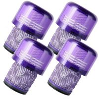 4 Pcs Replacement Filter for Dyson V11 SV14 Animal Plus Absolute Vacuum Cleaner with Cleaning Brush