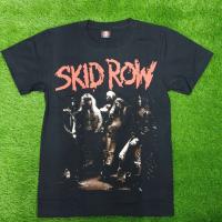 Skid Row เสียเวลา ROCK band เสื้อ rockers เสื้อยืด # สีม่วงเข้ม Dead El sofea BLUES GANG langs xpdc ACDC