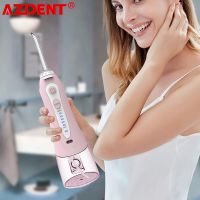 ZZOOI 5 Modes HF-9 Portable Oral Irrigator Cordless Water Dental Flosser USB Rechargeable Water Jet Floss Tongue Cleaner 5 Tips 240ml