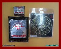 HONDA GROM125 MSX125 FRONT (13T) &amp; REAR (32T) SPROCKET &amp; CHAIN (420N) (120L) "BLACK" SET #สเตอร์หน้า13ฟัน #สเตอร์หลัง32ฟัน #โซ่สีดำ