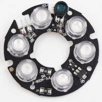 CCTV Accessories Nano-infrared 6 Grain IR LED board for Surveillance cameras night vision diameter 45mm