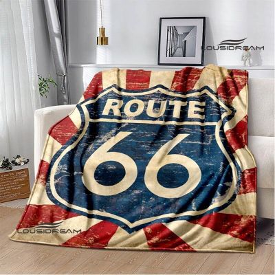 （in stock）Retro Style Printed Thin Blanket 66 Comfortable Soft Blanket Home Travel Bed Blanket Birthday Gift（Can send pictures for customization）