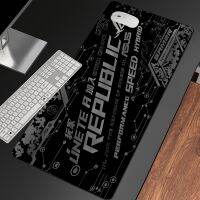 แล็ปท็อป Asu s Rog Black Mouse Pad เครื่องเกมคอนโซล High Definition Custom Keyboard Pad แผ่นรองโต๊ะ A sus Soft Laptop แผ่นรองเมาส์ยางธรรมชาติกันลื่น