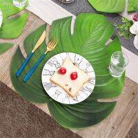 Artificial Plant Coasters Banana Fan Leaf EVA Placemats Coaster Turtle Leaf Dining Table Mat Decoration Waterproof Oil-proof Pad