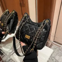 This years popular small bag womens 2022 summer new rhombus embroidery thread fashion chain diagonal bag explosive shoulder bag 〖WYUE〗