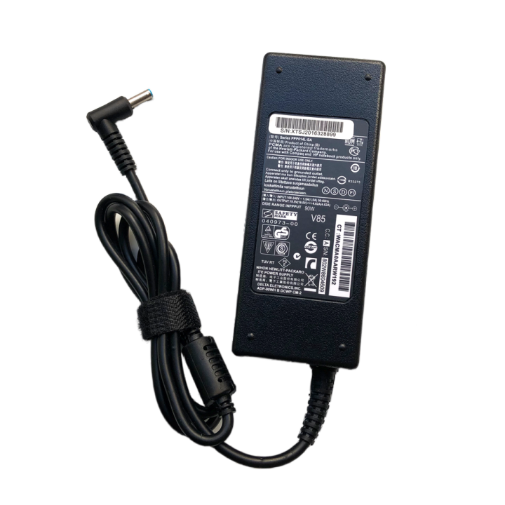 hp-pavilion-15ที่ชาร์จอะแดปเตอร์สำหรับไฟฟ้ากระแสสลับ90w-ของแท้15-e026tx-15-e029tx-14-e035tx-14-e022tx-14-e021tx-m4-1010tx-yuebian