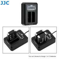 ‘；【= JJC USB Dual Battery Charger For Fujifilm NP-95 NP95 Ricoh DB-90 Batteries On Camera Fuji XF10 X100T X100S X100 Replaces BC-65N