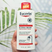 ยูเซอริน ครีมอาบน้ำ สำหรับผิวแห้งและคัน Eczema Relief Cream Body Wash 400 ml (Eucerin®)