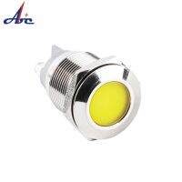 22mm LED Metal Indicator Light Flat Round Signal Lamp 3V 6V 12V 24V 220v 22mm IP67 Waterproof LED Metal Indicator Lamp Light