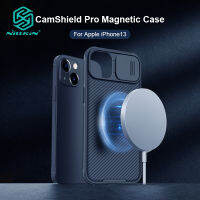 Nillkin เคส CamShield Pro แม่เหล็ก,สำหรับ iPhone 13 TPU + PC เคสโทรศัพท์กล้องสไลด์ปกป้องความเป็นส่วนตัวฝาหลัง (ไม่รวมการชาร์จแบบไร้สาย)