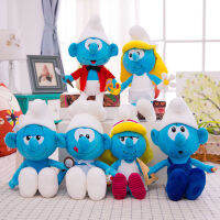 (ร้อน) ดิสนีย์ตุ๊กตา Smurfs ตุ๊กตาอะนิเมะการ์ตูนเด็กนอนผ่อนคลายนุ่มเติมของเล่นน่ารักวิญญาณเด็กวันเกิดของขวัญคริสต์มาส