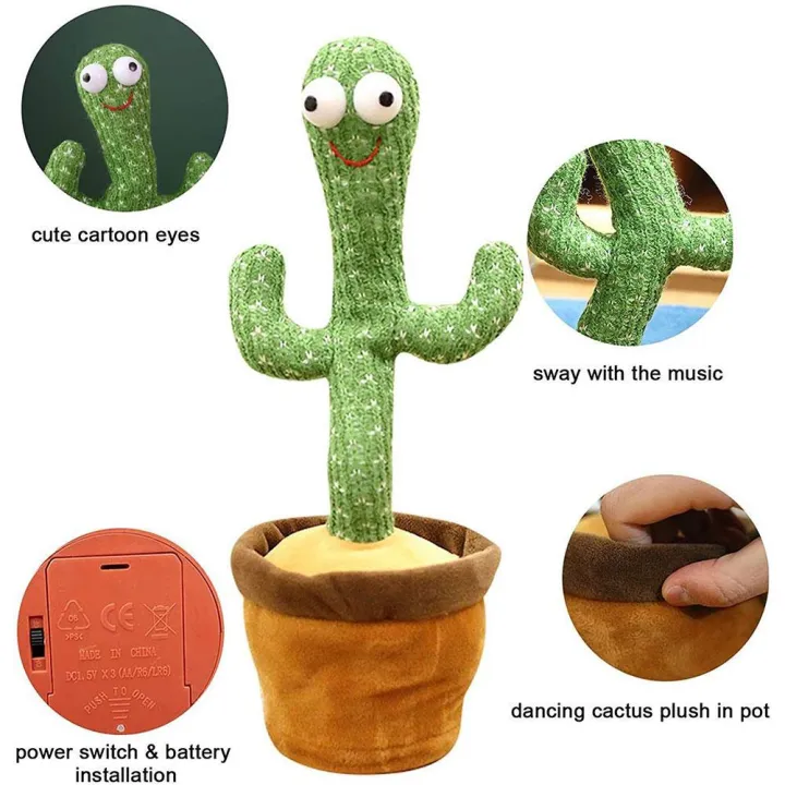 Mainan kaktus joget