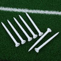 5Pcs 83mm White Plastic Golf Training Tees with Count Scale Golf Club Driving Range Hitting Practice Ball Nails Golfer Accessory Towels