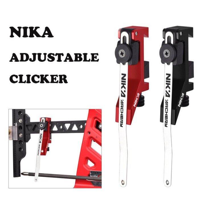NIKA Recurve Bow Clicker Aluminum Alloy Adjustable Bow and Arrow