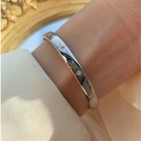 【hot】㍿㍿◇  2022 New 925 Sterling Bangle Wedding Punk Jewelry Pulseras Mujer