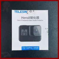 ถูกที่สุด!!! TELESIN LCD Screen &amp; Lens Tempered Glass Protector Film for GoPro Hero 8 ##กล้องถ่ายรูป ถ่ายภาพ ฟิล์ม อุปกรณ์กล้อง สายชาร์จ แท่นชาร์จ Camera Adapter Battery อะไหล่กล้อง เคส