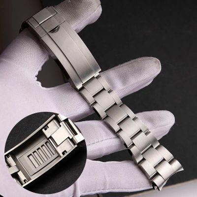 นาฬิกาข้อมือสำหรับ Rolex SUBMARINER DAYTONA SUP GMT ผู้ชายปรับปรับปุ่มดึงเข็มกลัดนาฬิกาข้อมือสายสเตนเลสโซ่สายนาฬิกาข้อมือ CarterFa