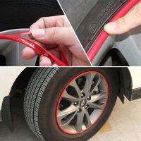 8m Car Wheel Protector Hub Stickers Car Decorative Strip Car Wheel Rim / Tire Protection Care Covers Car-styling Rings Durable