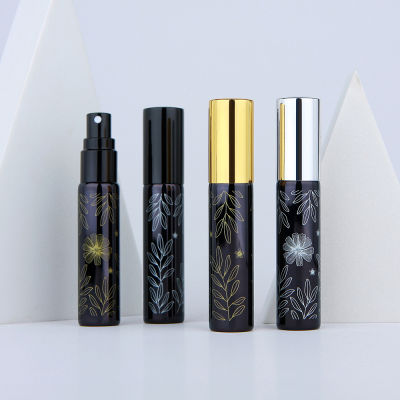 10ml Aluminized Spray Refillable Floral 10ml Aluminized Spray Printed Cosmetics Bottle Separate Refill Bottle Eco-friendly Spray Bottle Compact Travel Bottle beauty Packaging A Perfume Sprayer Beauty Container spray Bottle