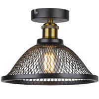 Modern Led Ceiling Lights Vintage industrial Ceiling lamp Shade Retro Loft Plafonniers for Living Room Kitchen Cage Home E27