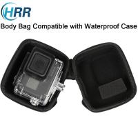 ஐ❂ PU Bag for GoPro Hero10 9 8 7 6 5 Diving Housing Waterproof CaseBox for Insta360 One R DJI Osmo Action SJCAM AKASO Sport Camera