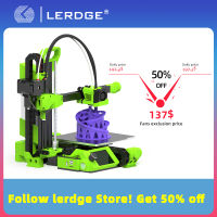 LERDGE IX 3D เครื่องพิมพ์ความแม่นยำสูงพิมพ์อัพเกรด DIY ชิ้นส่วน FDM สนับสนุน Klipper 3.5นิ้วหน้าจอสัมผัส Z คณะกรรมการ Prusa I3