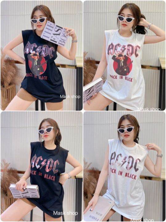 ac-dc-เสื้อแขนกุดลายใหม่สุดคิ้ว