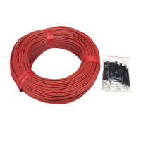 New 10 to 100 Meters 12K Floor Warm Heating Cable 33ohmm Carbon Fiber Heating Wires Heating Cable For Floor